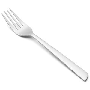 CuisiMarket Fourchette à Dessert Fourchette de Table - Monobloc d'une Pièce Acier Inoxydable 18/10 et 180 mm Couleur Argent