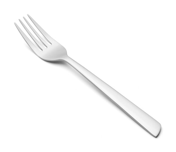 CuisiMarket Fourchette à Dessert Fourchette de Table - Monobloc d'une Pièce Acier Inoxydable 18/10 et 180 mm Couleur Argent