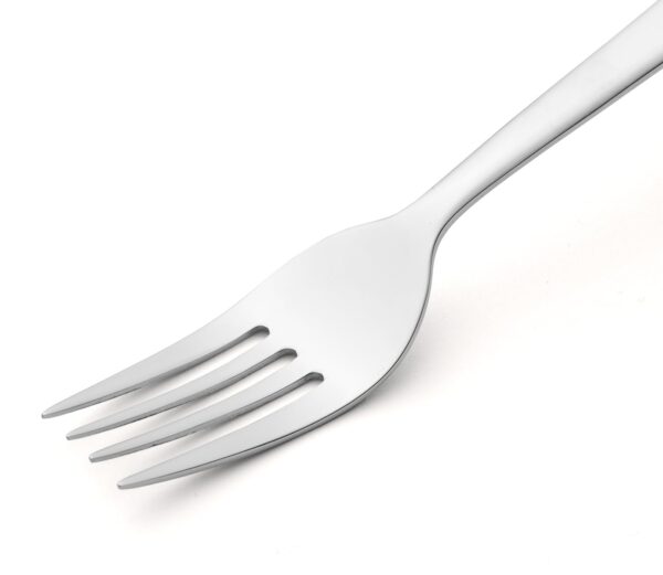 CuisiMarket Fourchette à Dessert Fourchette de Table - Monobloc d'une Pièce Acier Inoxydable 18/10 et 180 mm Couleur Argent – Image 4