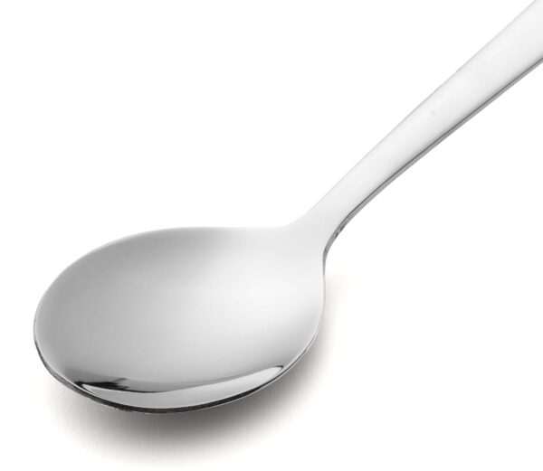 CuisiMarket Cuillère à Café Cuillerée à Soupe - Monobloc d'une Pièce Acier Inoxydable 18/10 et 140 mm Couleur Argent – Image 4